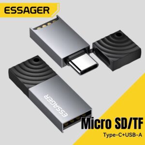 
Essager 2 in 1 USB 2.0 Card Reader Micro SD Card Reader