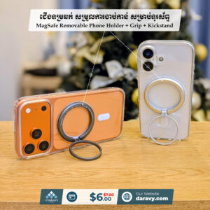 
MagSafe Removable Phone Holder, Grip, and Kickstand