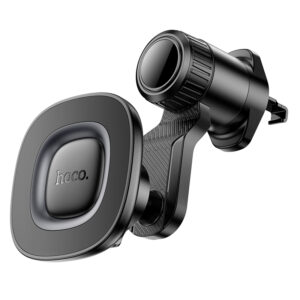 
Hoco H74 Crown Ring Magnetic Car Holder - 360° Rotating Hook-Clamp Air Vent Mount for Smartphones