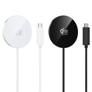 
HOCO CW63 Pro 25W Qi2.2 Magnetic Wireless Charger - Ultra-Slim Aluminum Alloy Pad with 1.2m Braided Type-C Cable