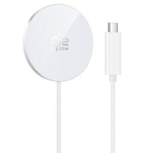 
Hoco QI2.2 25W White Wireless charger CW63 Pro