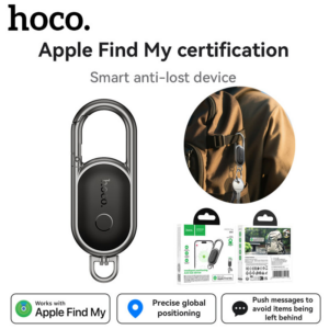 
E91J Mini GPS Tracker SmartTag Keychain - Anti-Lost Locator Compatible with Apple Find My Network for Keys, Wallet, Pets, Dog, Cat, Luggage & Car (CR2032 Battery)
