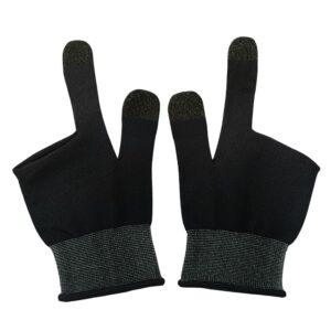 
HOCO GA21 Eagle Claw Gaming Gloves (Pack of 2) - Premium Silver Fiber, 15-Needle Ultra-Thin Sweat-Proof Touchscreen Gaming Sleeves