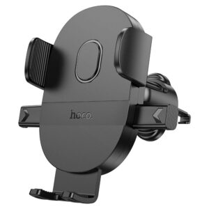 
HOCO H18 Mighty Air Outlet In-Car Phone Mount - One-Touch Press Clamping Holder with 360° Rotation for 4.7–7.0 Inch Smartphones