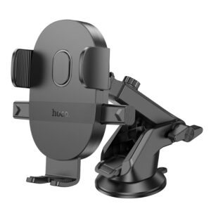 
HOCO H19 Mighty Dashboard In-Car Phone Mount - Retractable Telescopic Arm & 360° Rotation Suction Holder for 4.7–7.0 Inch Smartphones