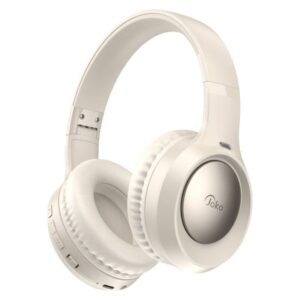 
JOKO GS03 Sports Style Wireless Bluetooth 5.4 Over-Ear Headphones - 40mm Sound Drivers, Low Latency Game Mode, HD Mic, Foldable Extendable Design & 12-Hour Playtime