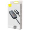 120W Baseus Car Charger with Extension Cord 2 USB-C + 2 USB-A supports PD and QC 3.0