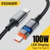 Essager Digital Dispaly USB Type C To USB C Cable